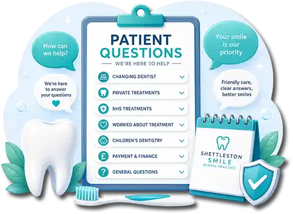 Shettleston Smile Dental Practice Glasgow NHS and Private Questions and Answers